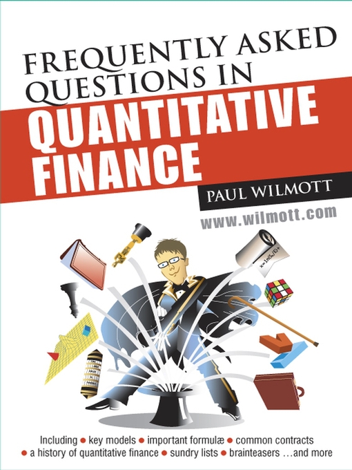 Cover image for Frequently Asked Questions in Quantitative Finance